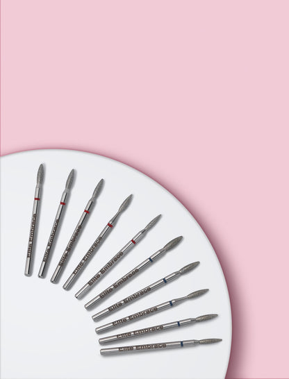 ELITE EMBRACE Professional Flame Nail Bit 2.5*8mm DD2864 - Reskined- Best Price in United States