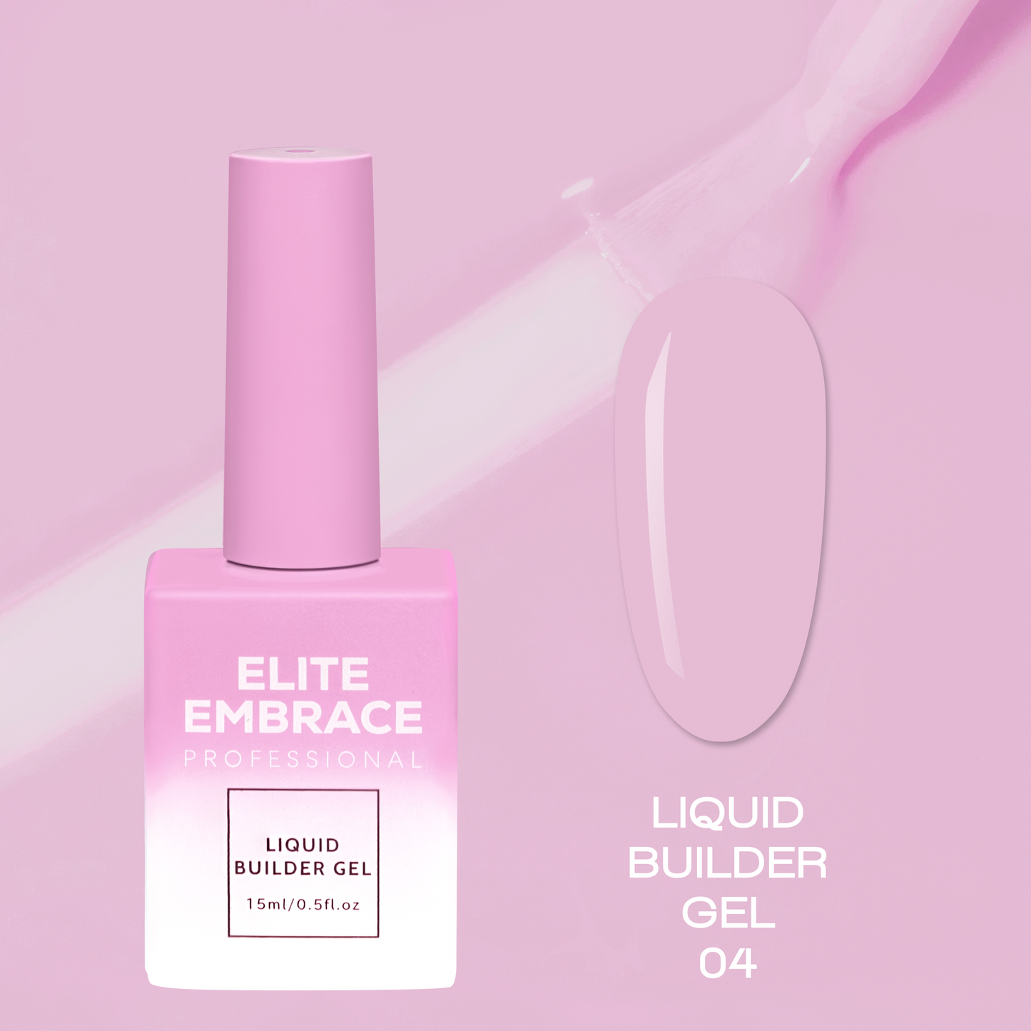 ELITE EMBRACE Professional Liquid Builder Gel 04 15ml ELBG0415 - Reskined- Best Price in United States