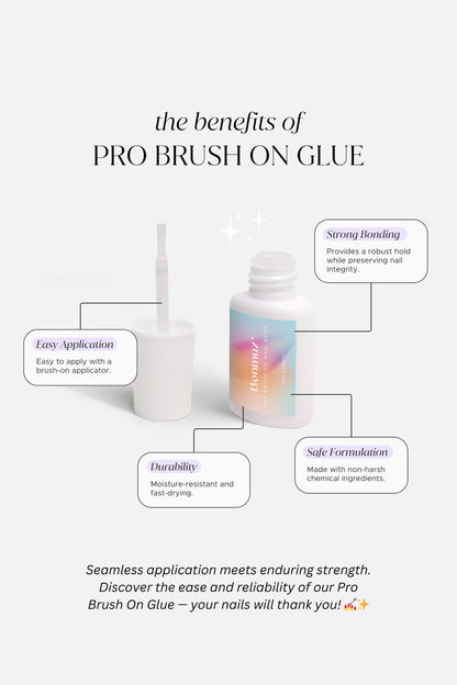 Pro Brush-On Nail Glue - Reskined- Best Price in United States