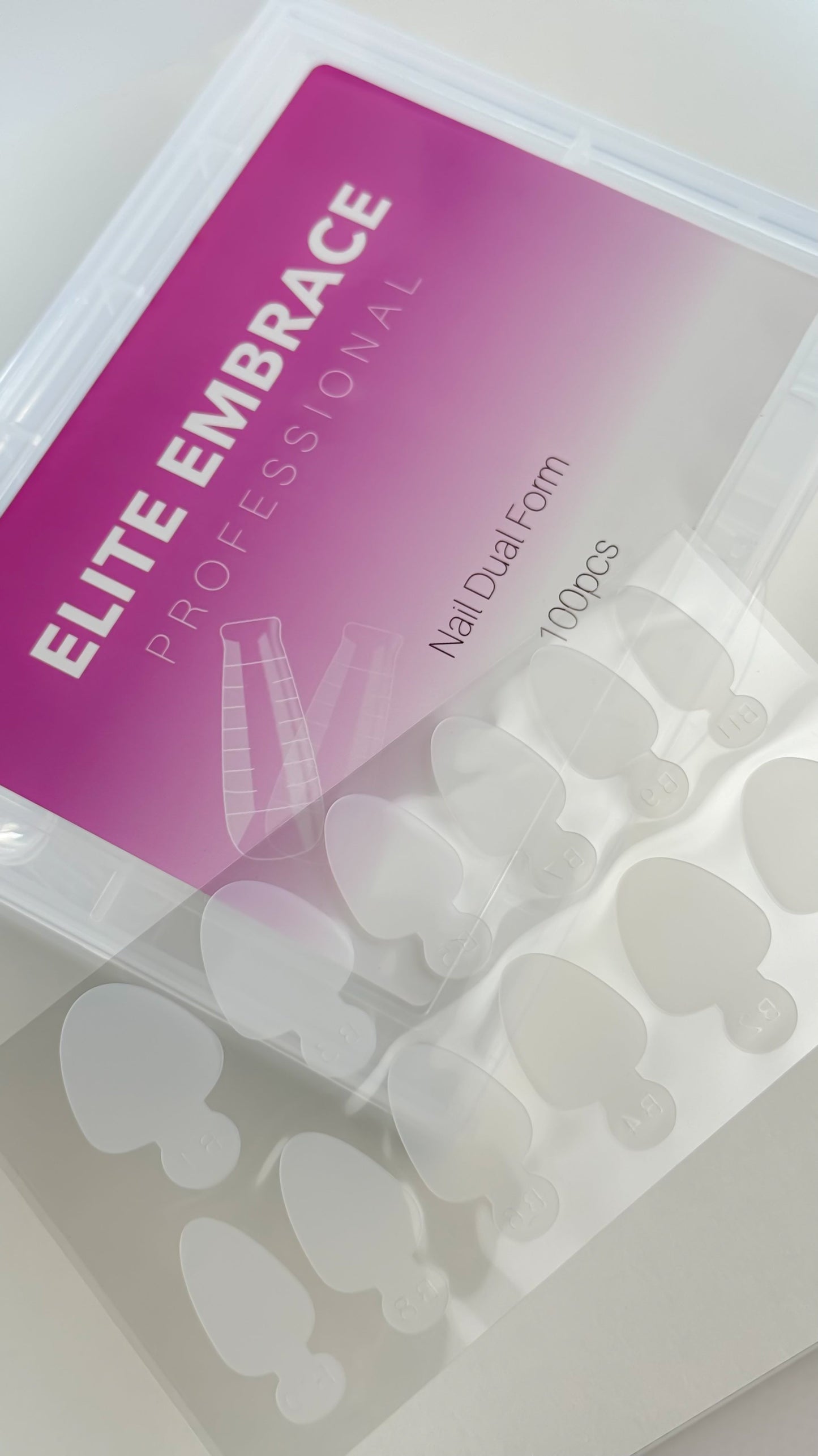 ELITE EMBRACE by BEYOU DUAL (TOP) NAIL FORMS+French silicone pads - Reskined- Best Price in United States