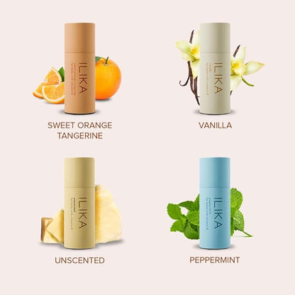 ILIKA Lip Balm Organic, 100% Plant-Based, 2X Volume, Low CO2e - COSMOS Certified Organic, PETA Certified Vegan & Cruelty-Free, Biodegradable Tube 4 Pack, Classic Collection - Reskined- Best Price in United States