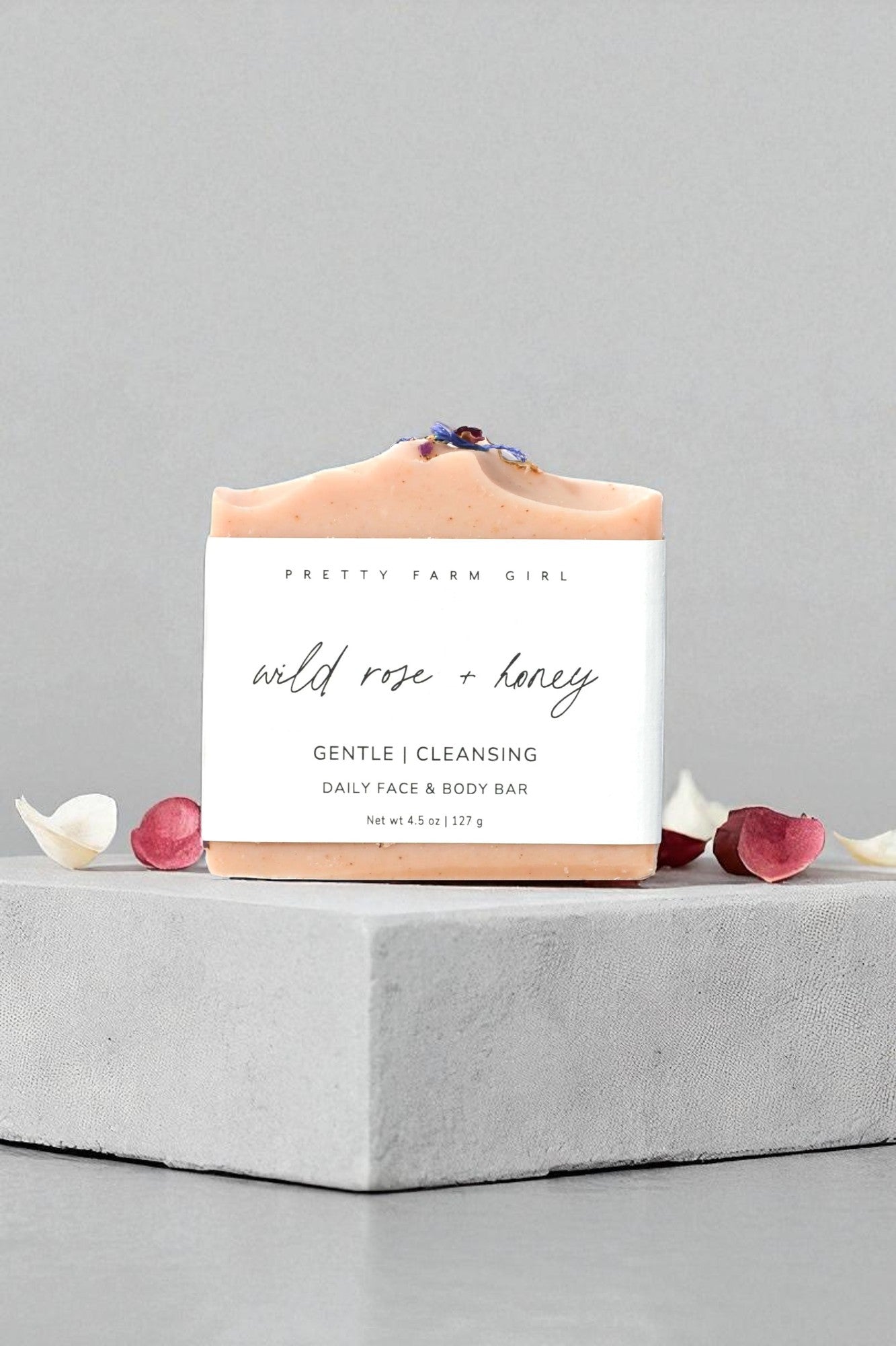 Wild Rose + Honey Handmade Tallow and Goat Milk Soap Bar - Reskined- Best Price in United States