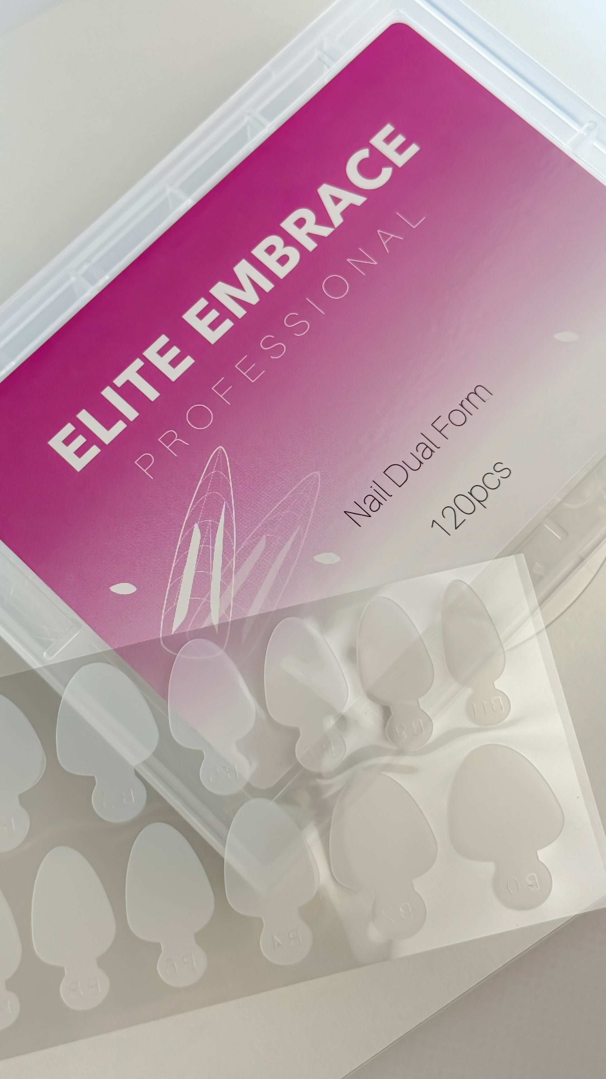 ELITE EMBRACE by BEYOU DUAL (TOP) NAIL FORMS+French silicone pads - Reskined- Best Price in United States