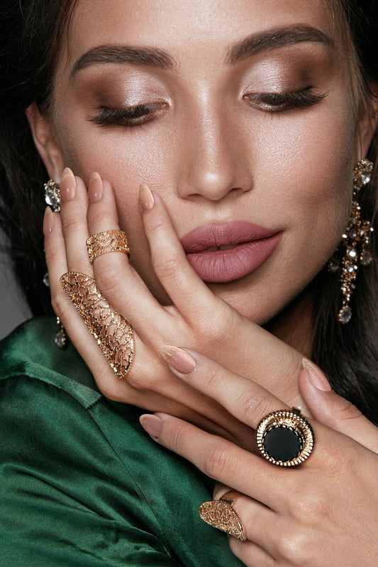 Golden Prosperity | Soft & Durable Press-On Nails - Reskined- Best Price in United States