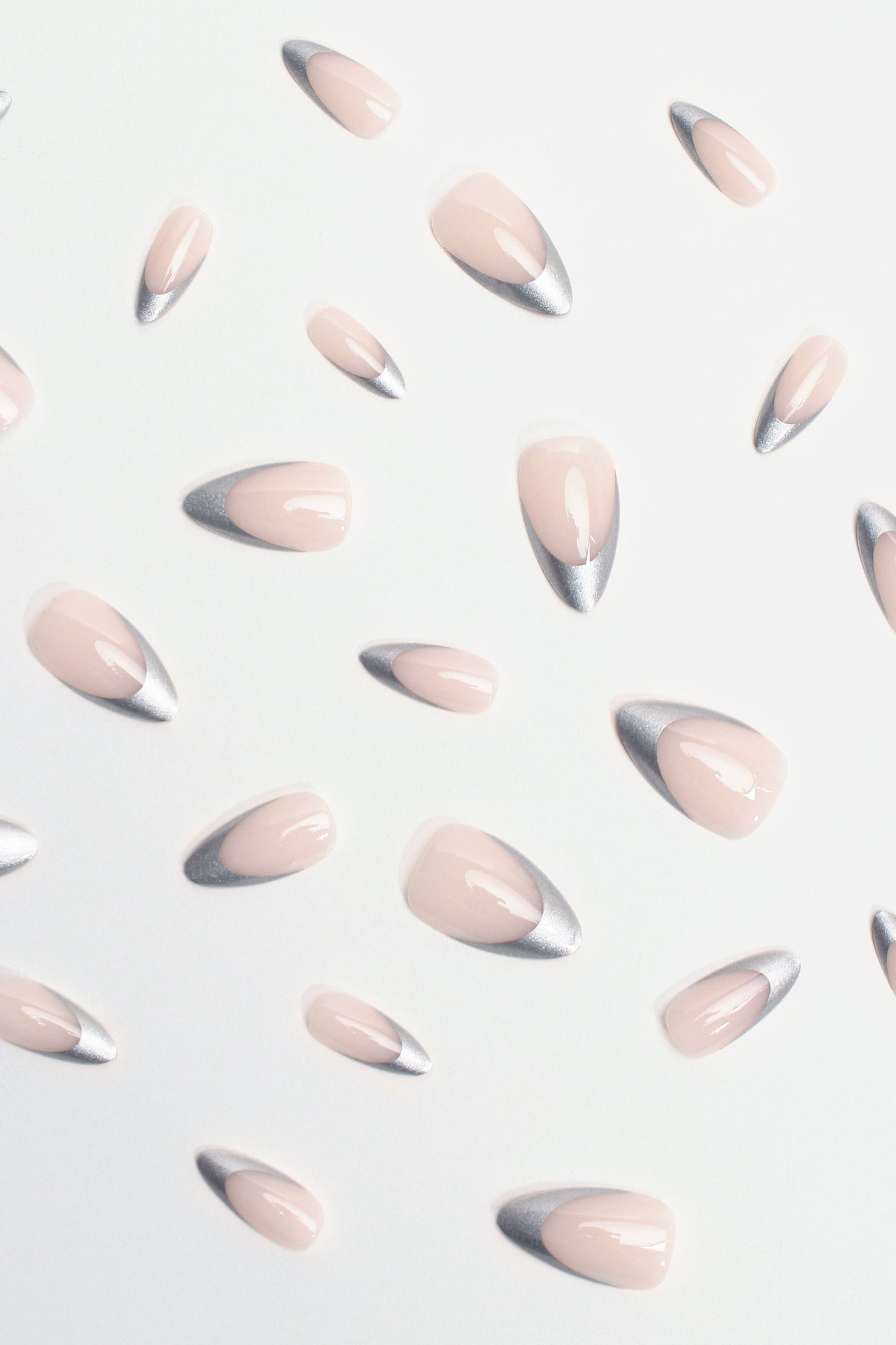 Tipped in Reflection | Soft & Durable Press-On Nails - Reskined- Best Price in United States