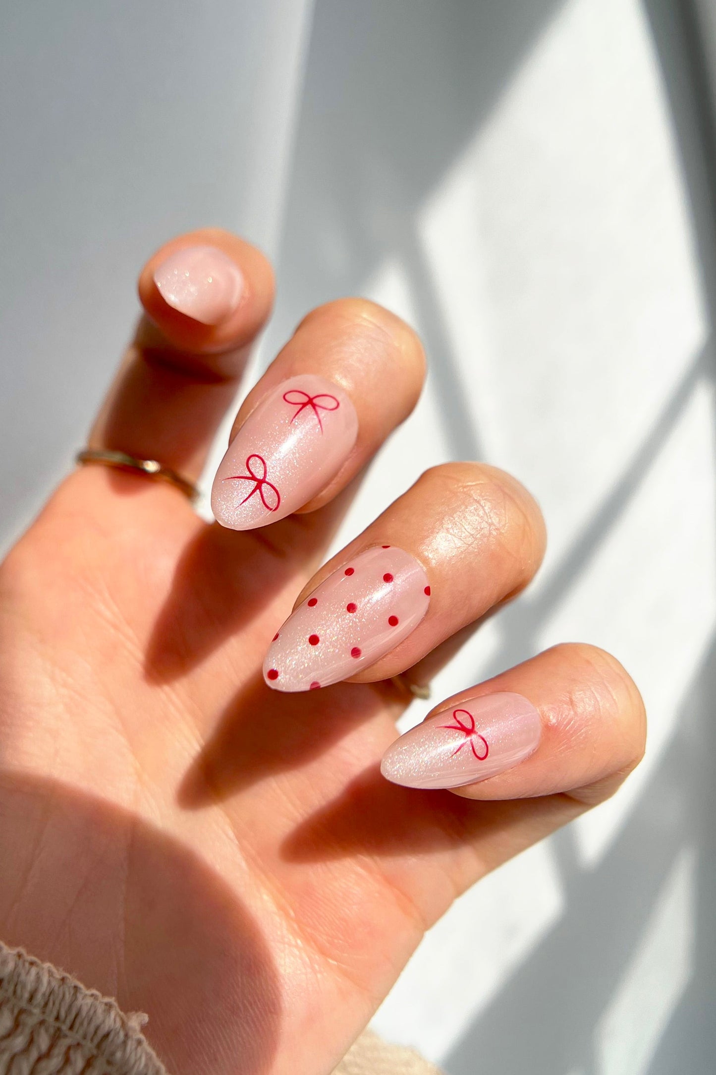Berry Bows | Soft & Durable Press-On Nails - Reskined- Best Price in United States