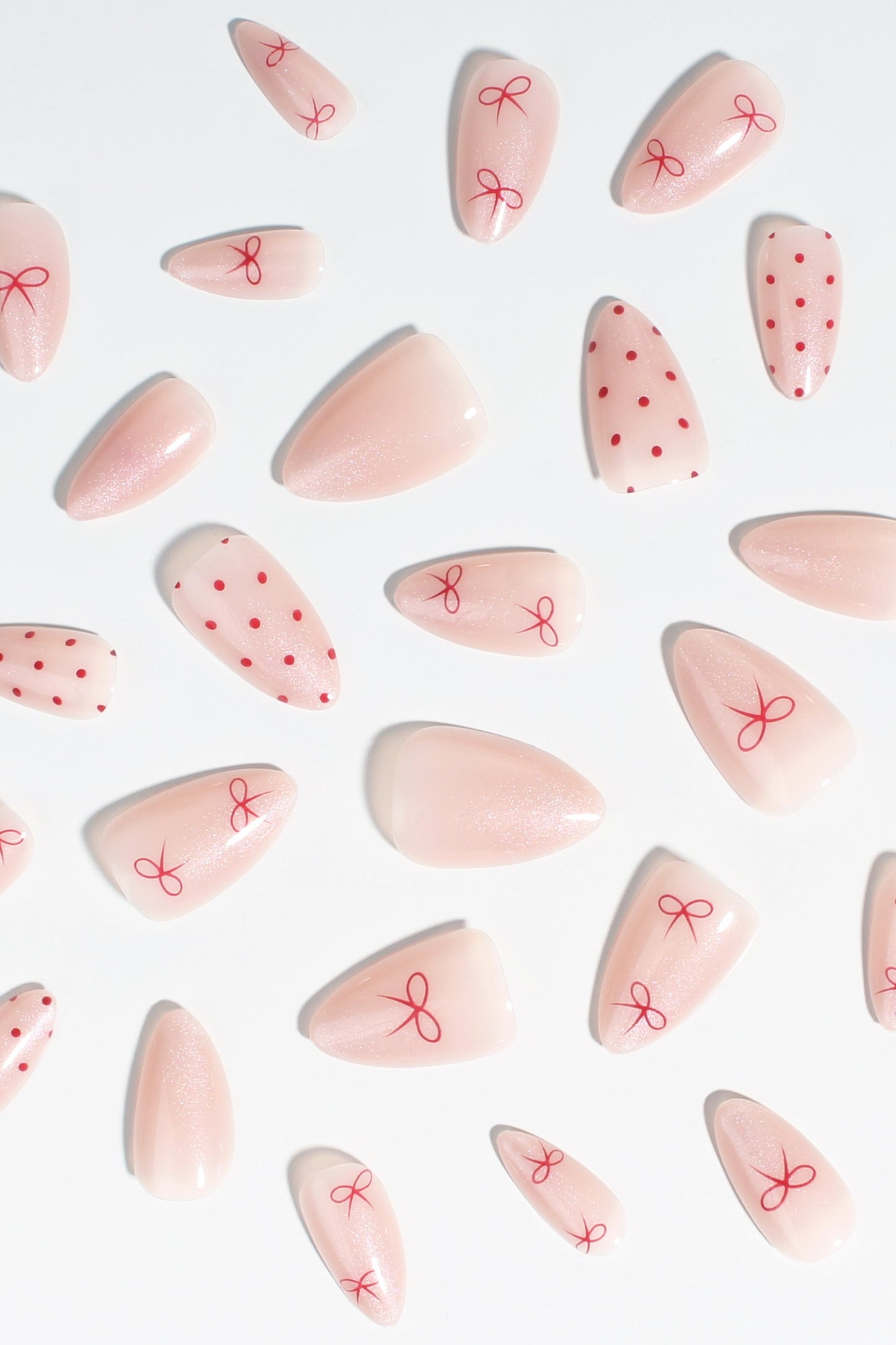 Berry Bows | Soft & Durable Press-On Nails - Reskined- Best Price in United States