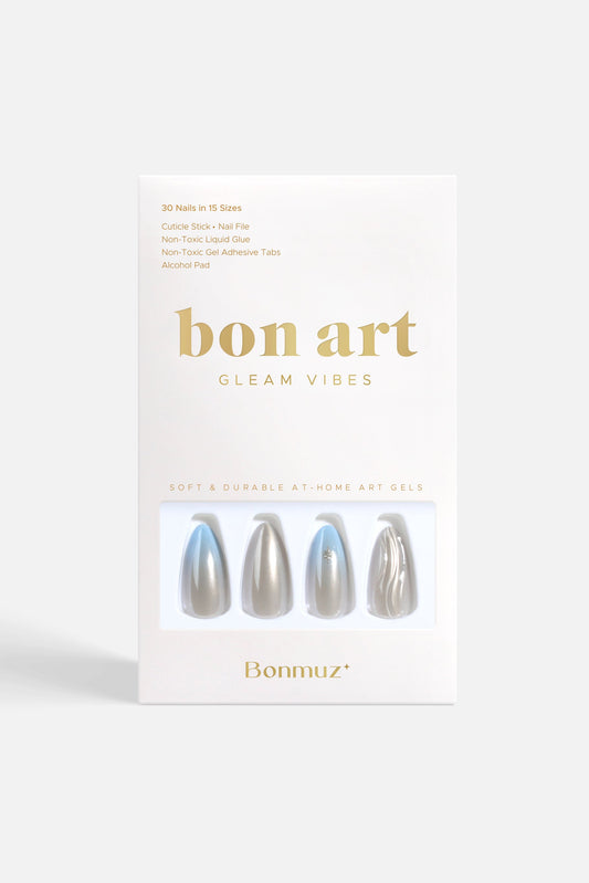 Silver Tide | Soft & Durable Press-On Nails - Reskined- Best Price in United States