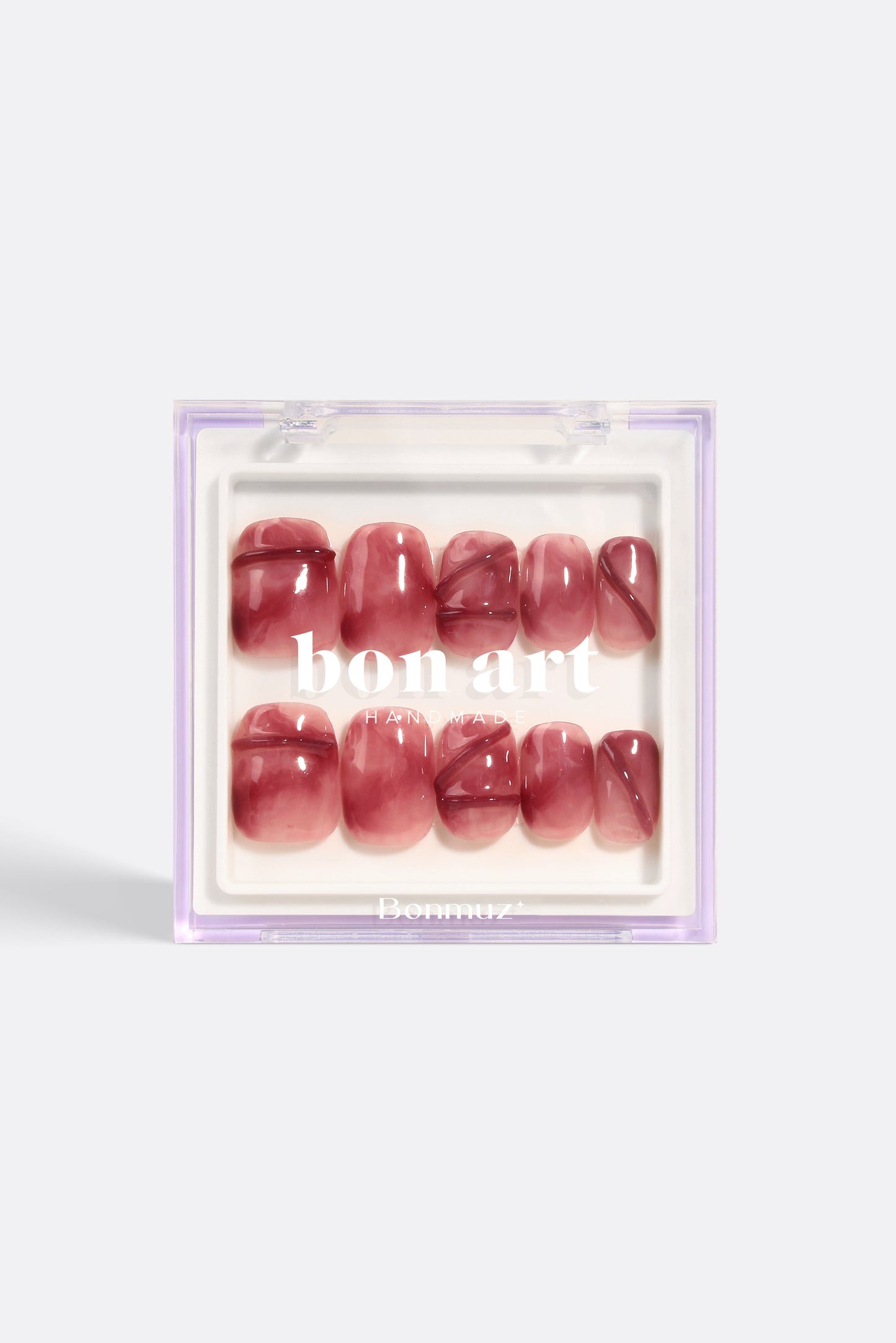 Vintage Garnet | Pro Handmade Gel Nails - Reskined- Best Price in United States