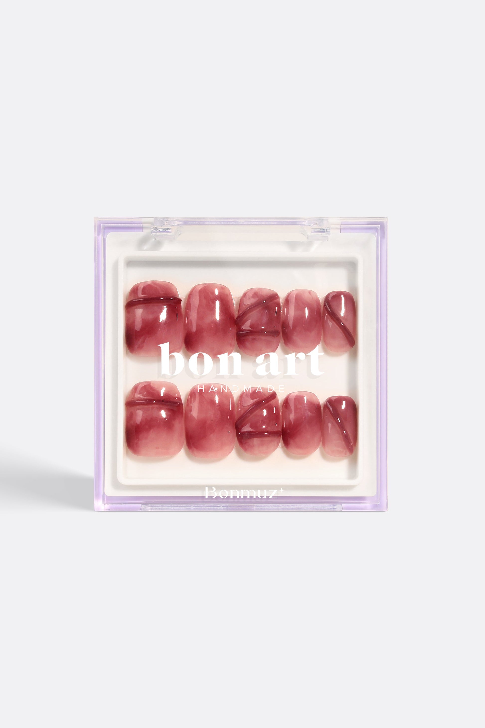 Vintage Garnet | Pro Handmade Gel Nails - Reskined- Best Price in United States