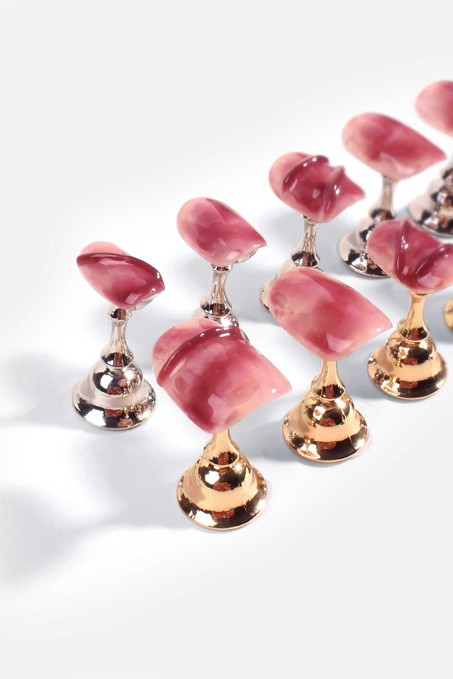 Vintage Garnet | Pro Handmade Gel Nails - Reskined- Best Price in United States
