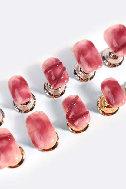 Vintage Garnet | Pro Handmade Gel Nails - Reskined- Best Price in United States