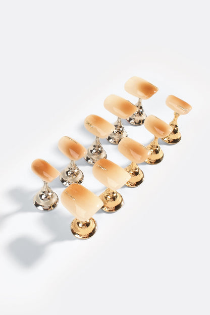Sandstone Solstice | Pro Handmade Gel Nails - Reskined- Best Price in United States