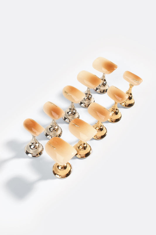 Sandstone Solstice | Pro Handmade Gel Nails - Reskined- Best Price in United States