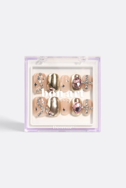 Baroness's Bloom | Pro Handmade Gel Nails - Reskined- Best Price in United States