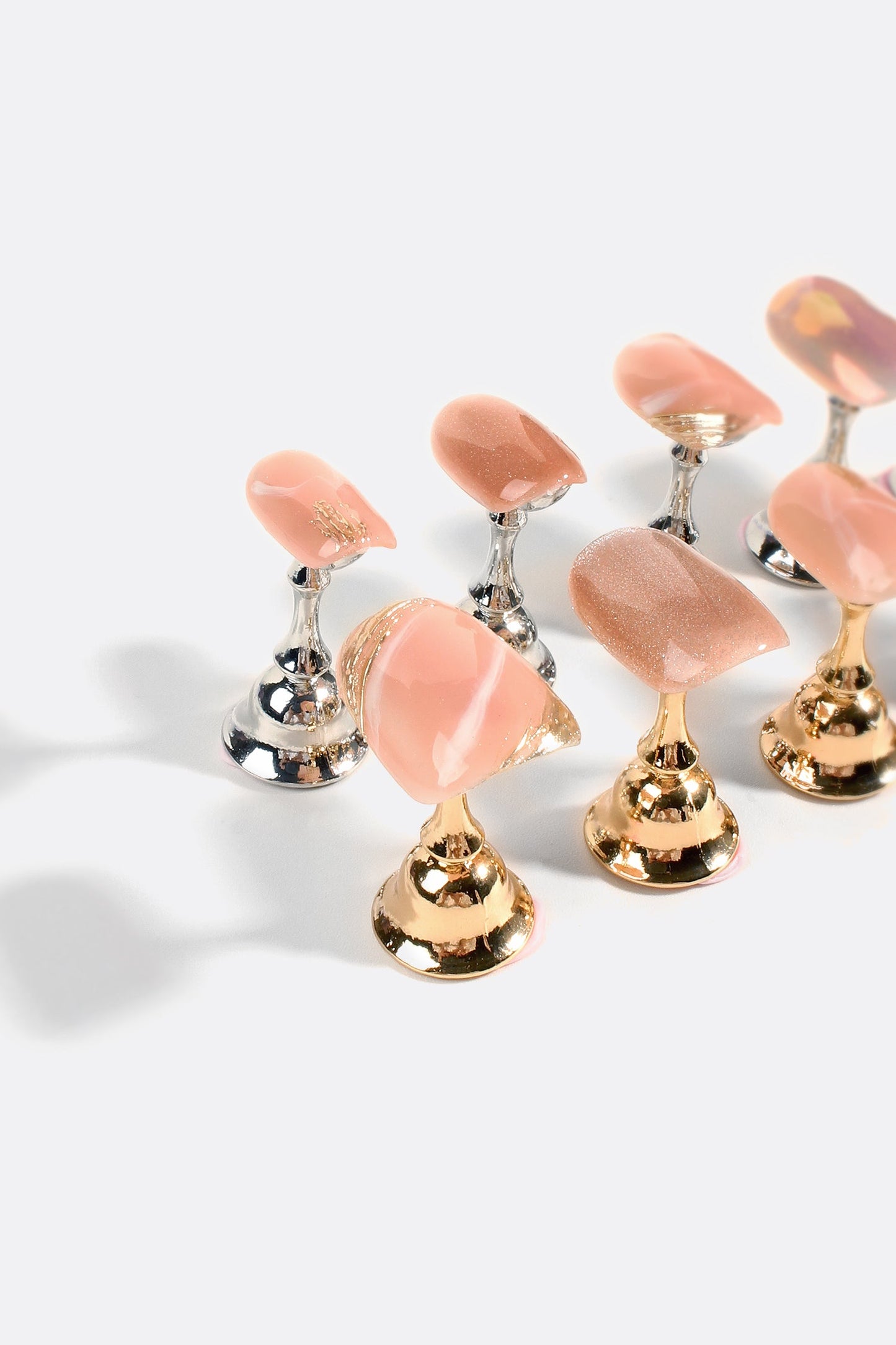 Rose Gold Rush | Pro Handmade Gel Nails - Reskined- Best Price in United States