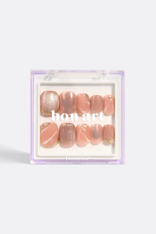 Rose Gold Rush | Pro Handmade Gel Nails - Reskined- Best Price in United States