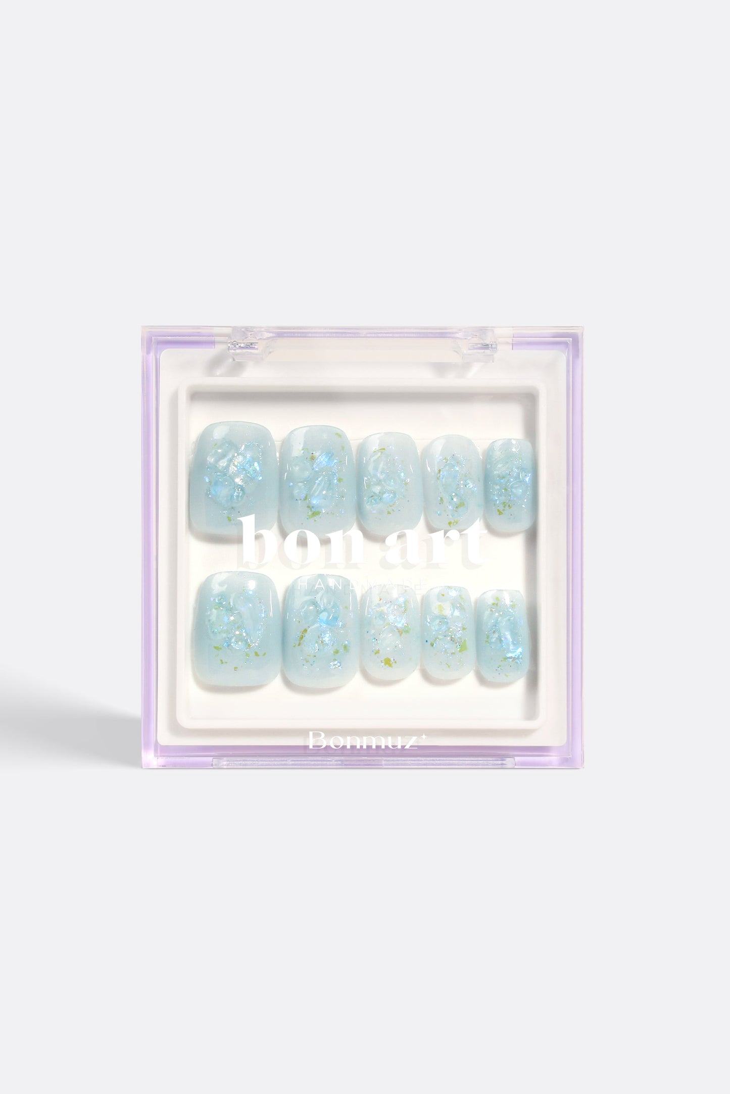 Glacial Gleam | Pro Handmade Gel Nails - Reskined- Best Price in United States