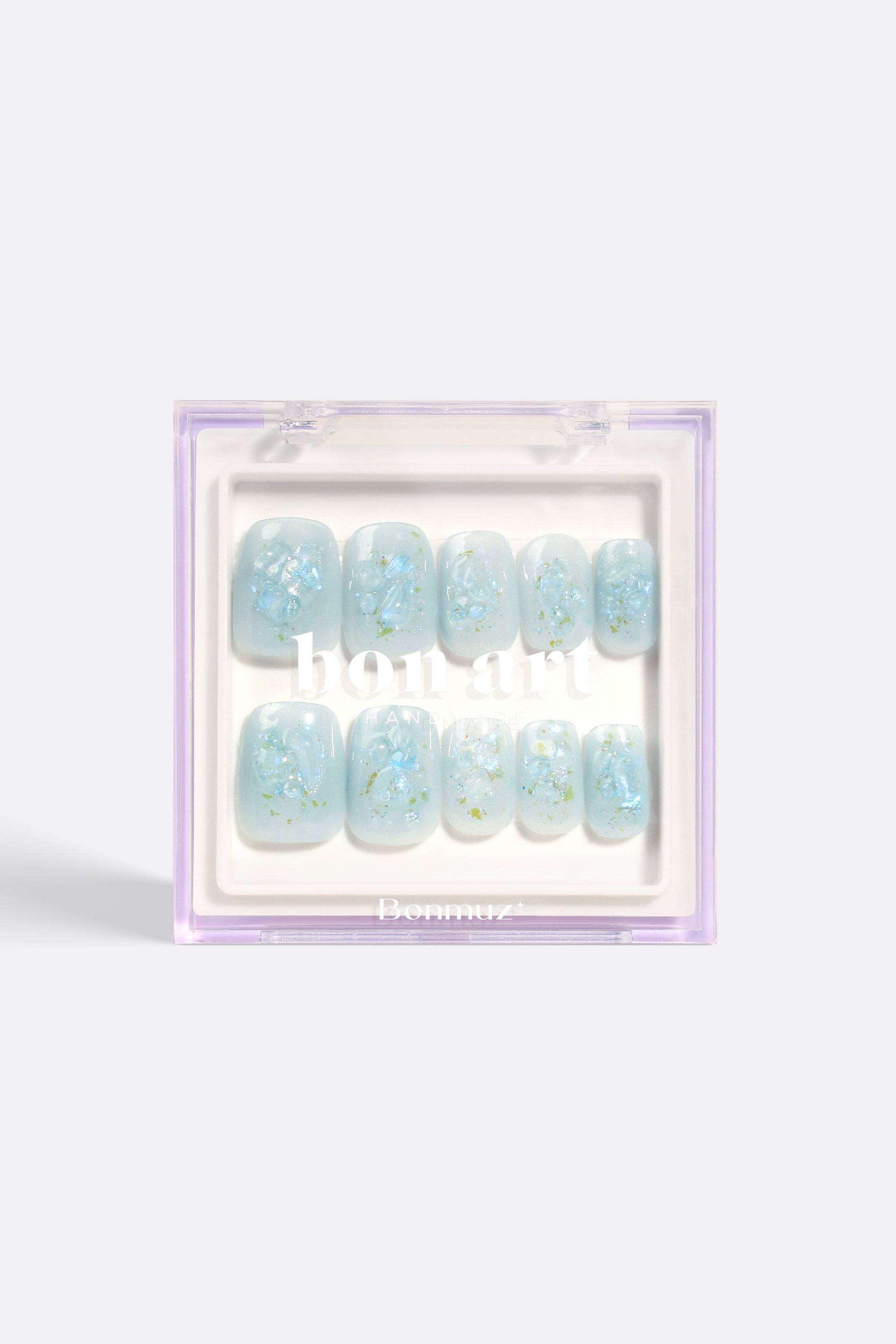 Glacial Gleam | Pro Handmade Gel Nails - Reskined- Best Price in United States