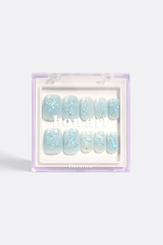 Glacial Gleam | Pro Handmade Gel Nails - Reskined- Best Price in United States