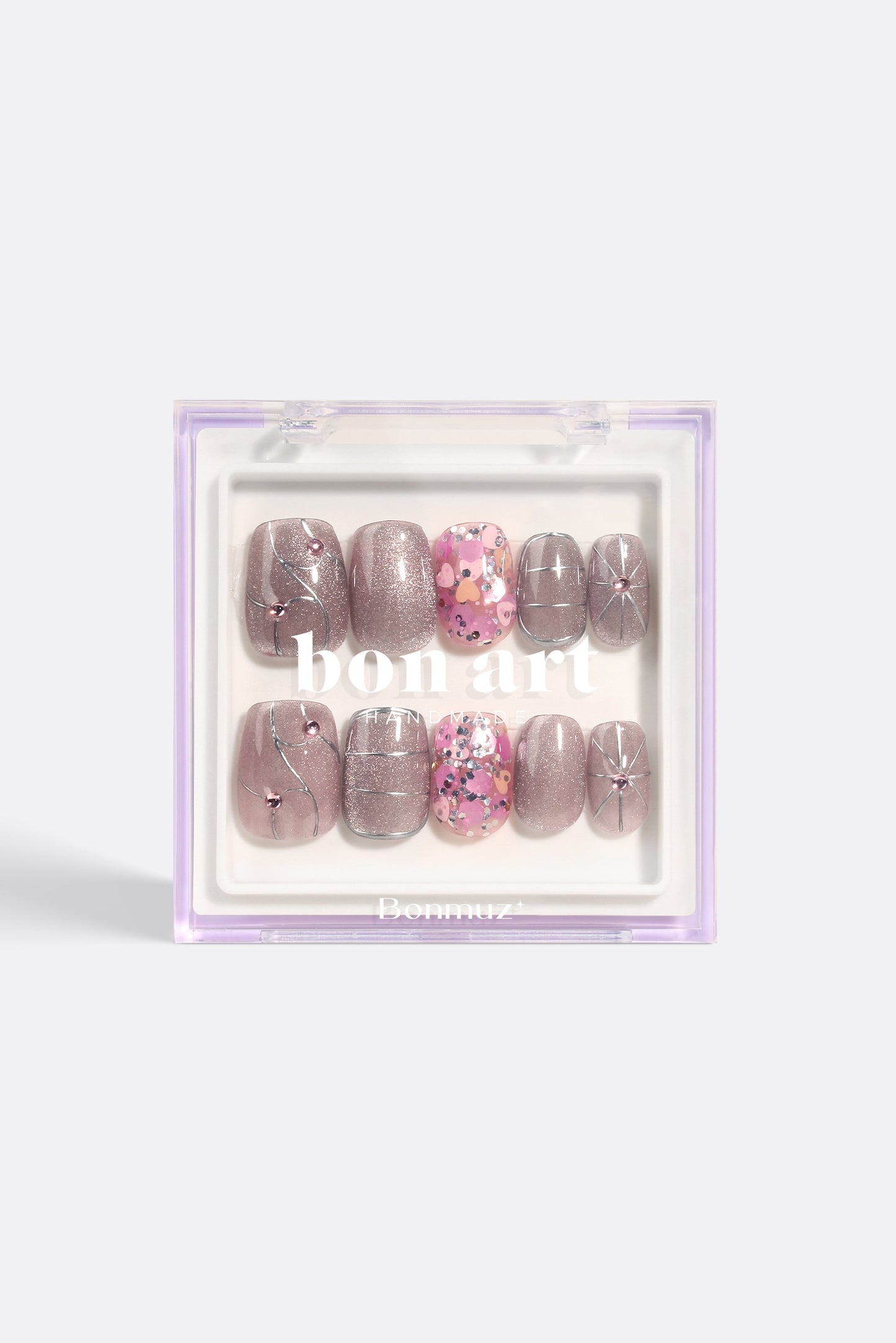 Shimmering Prosecco | Pro Handmade Gel Nails - Reskined- Best Price in United States