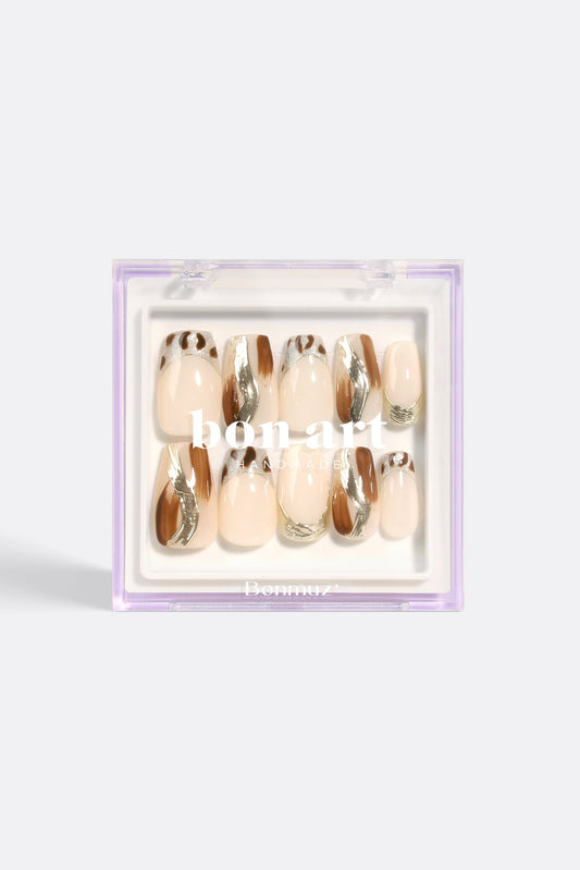 Feline Flair | Pro Handmade Gel Nails - Reskined- Best Price in United States
