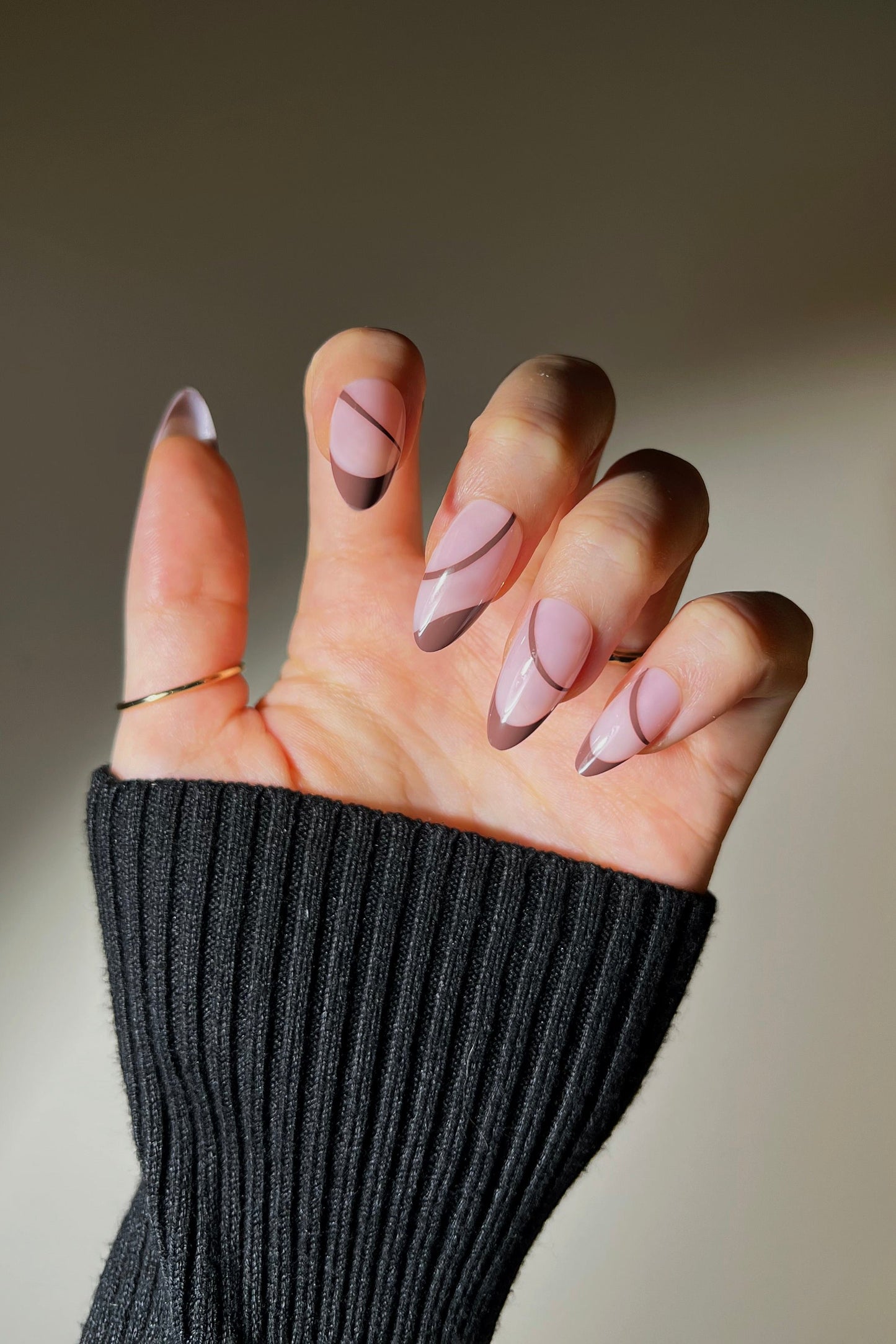Brewed Serenade | Soft & Durable Press-On Nails - Reskined- Best Price in United States