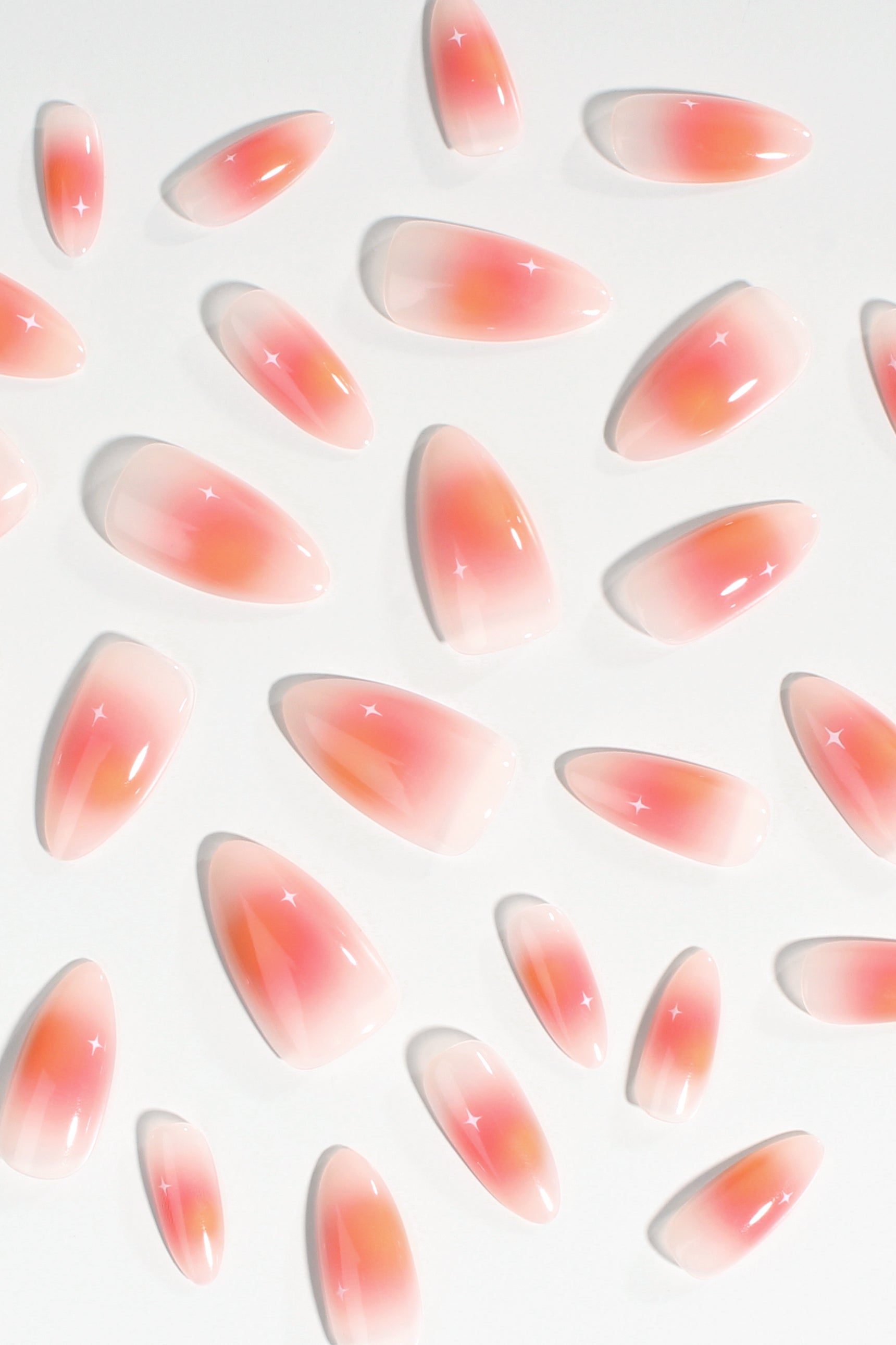Coral Sunset | Soft & Durable Press-On Nails - Reskined- Best Price in United States