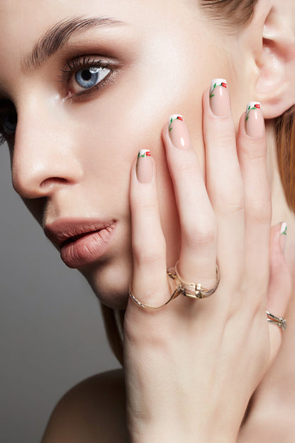 Rose Coronet | Soft & Durable Press-On Nails - Reskined- Best Price in United States