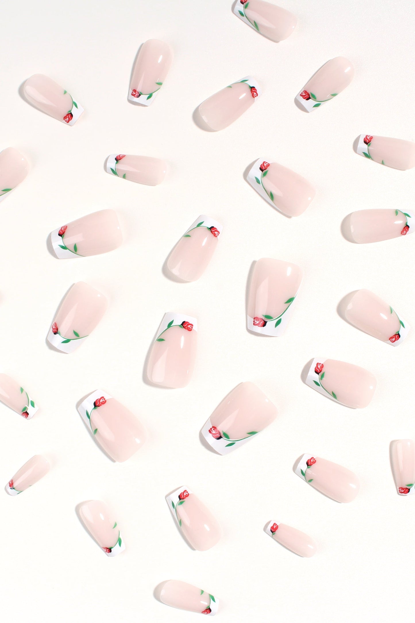 Rose Coronet | Soft & Durable Press-On Nails - Reskined- Best Price in United States