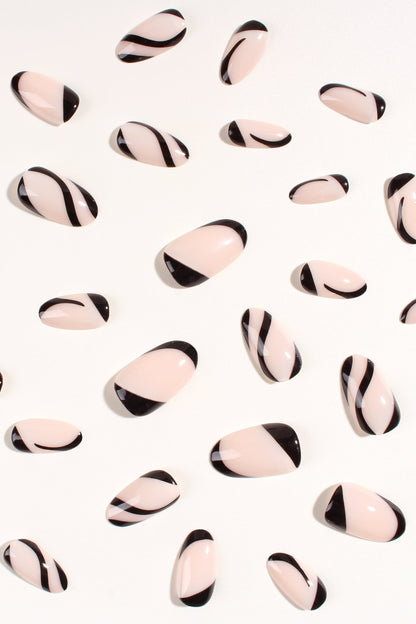 Satin Black | Soft & Durable Press-On Nails - Reskined- Best Price in United States