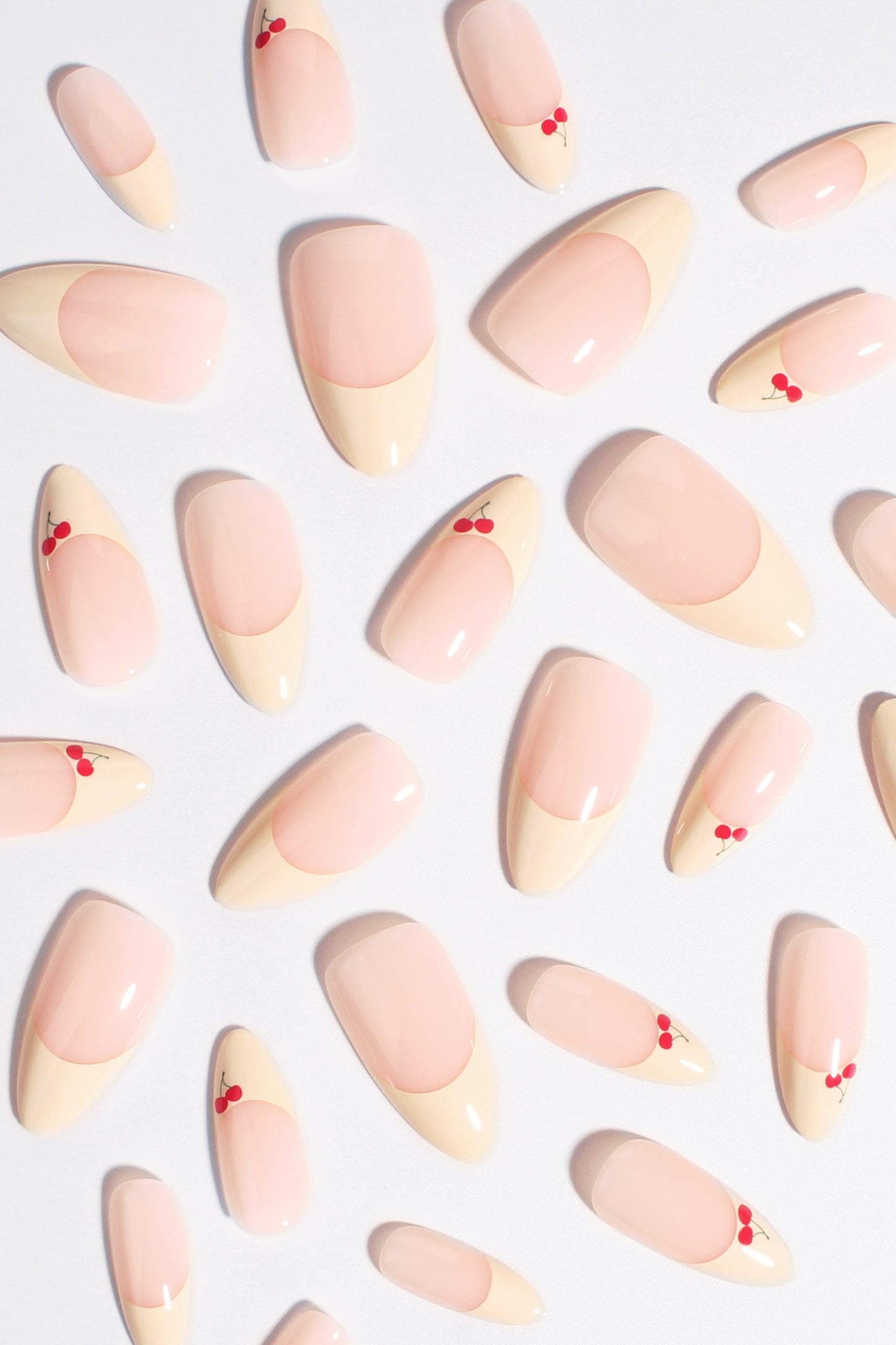 Cherry Charm | Soft & Durable Press-On Nails - Reskined- Best Price in United States