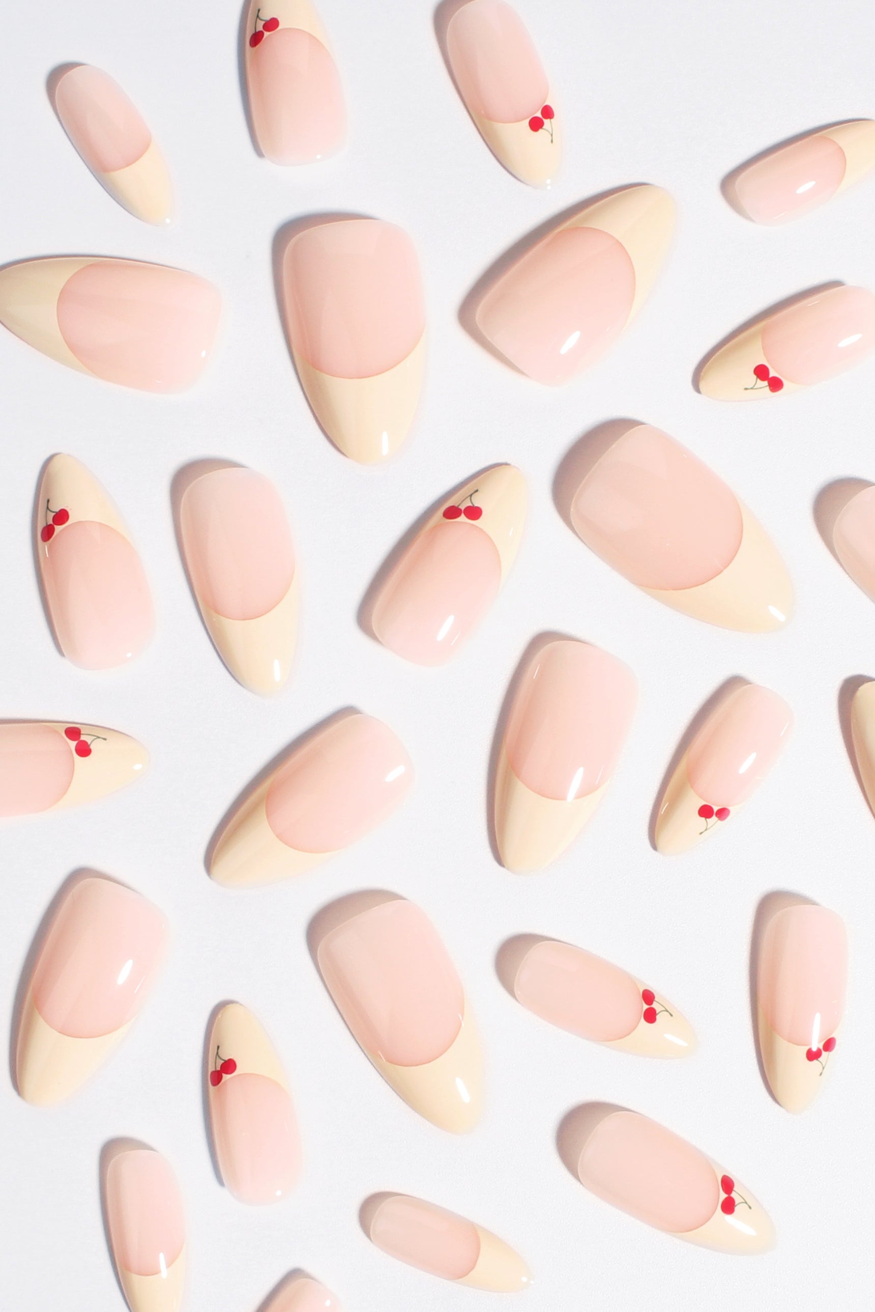 Cherry Charm | Soft & Durable Press-On Nails - Reskined- Best Price in United States