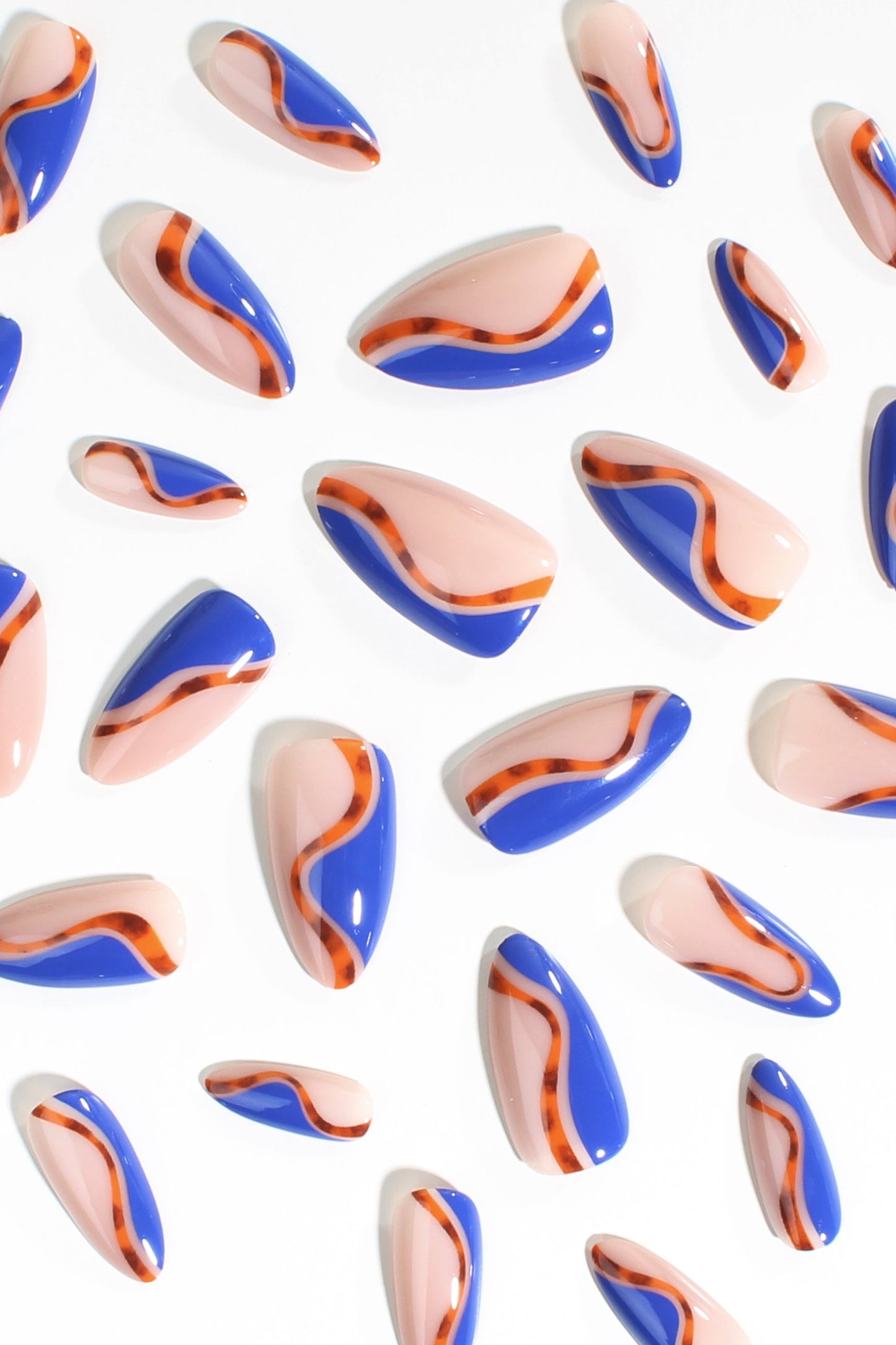 Cobalt Safari | Soft & Durable Press-On Nails - Reskined- Best Price in United States