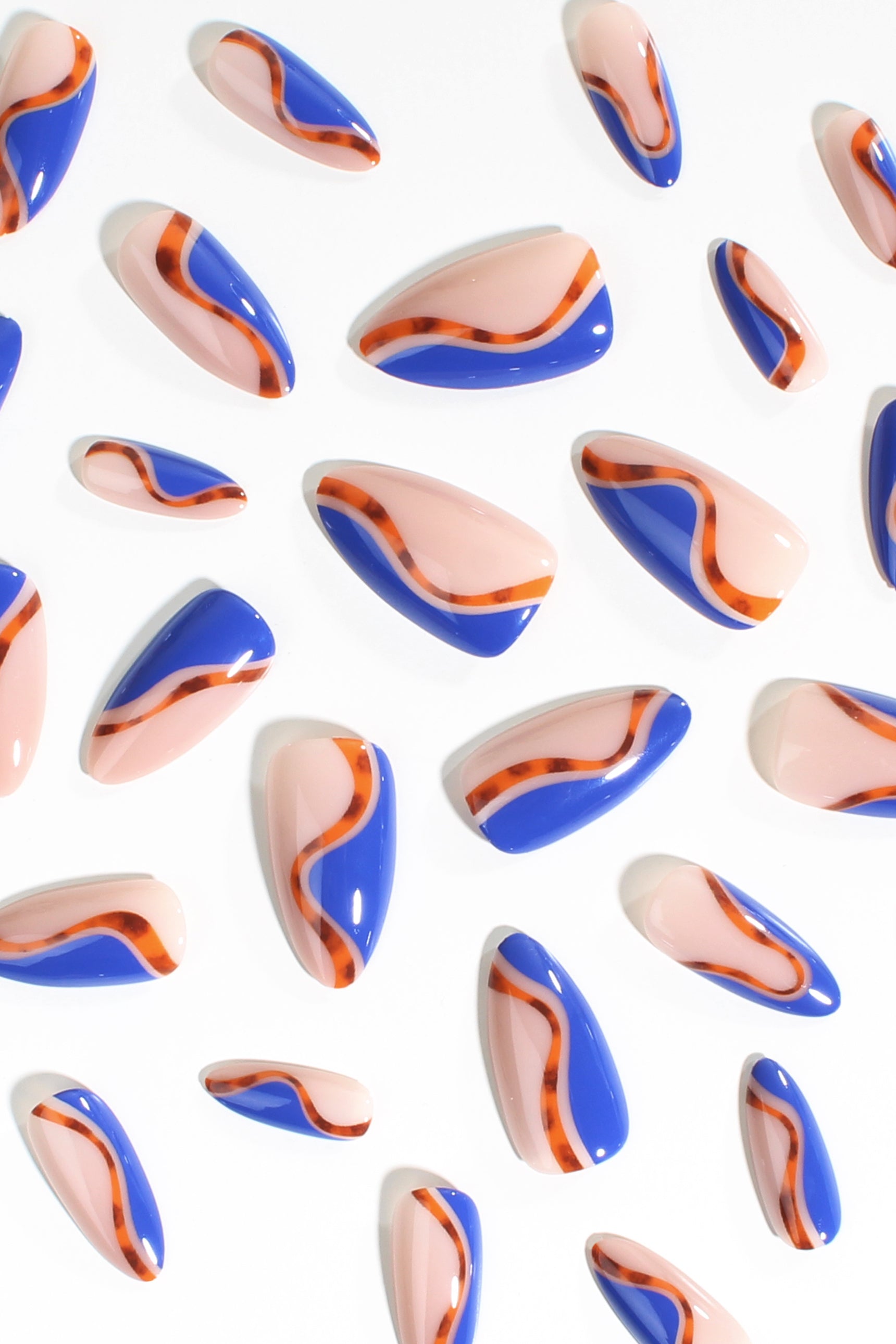 Cobalt Safari | Soft & Durable Press-On Nails - Reskined- Best Price in United States