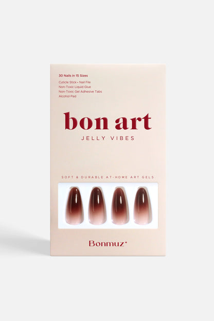 Berry Cocoa Drip | Soft & Durable Press-On Nails - Reskined- Best Price in United States