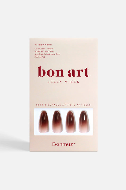 Berry Cocoa Drip | Soft & Durable Press-On Nails - Reskined- Best Price in United States