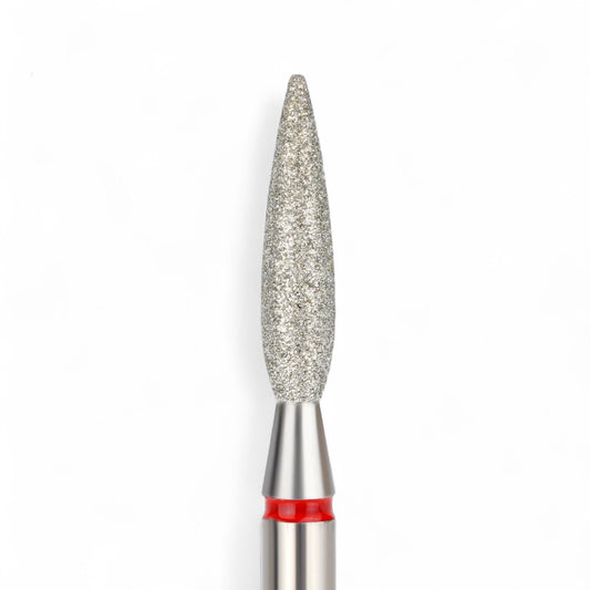 Elite Embrace Professional 2.3*10 mm Flame Nail Drill Bit Red - Reskined- Best Price in United States