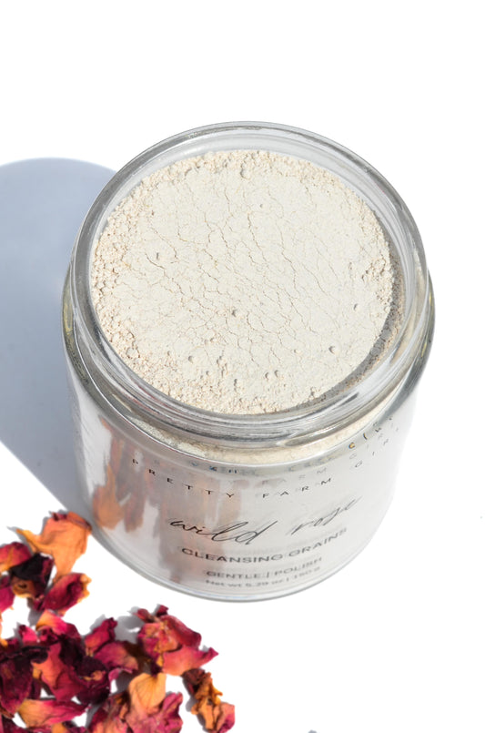 Wild Rose Facial Cleansing Grains - Reskined- Best Price in United States