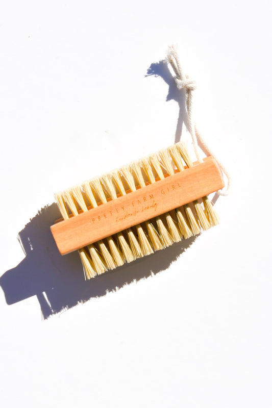 Bamboo Nail Brush With Sisal Bristles - Reskined- Best Price in United States