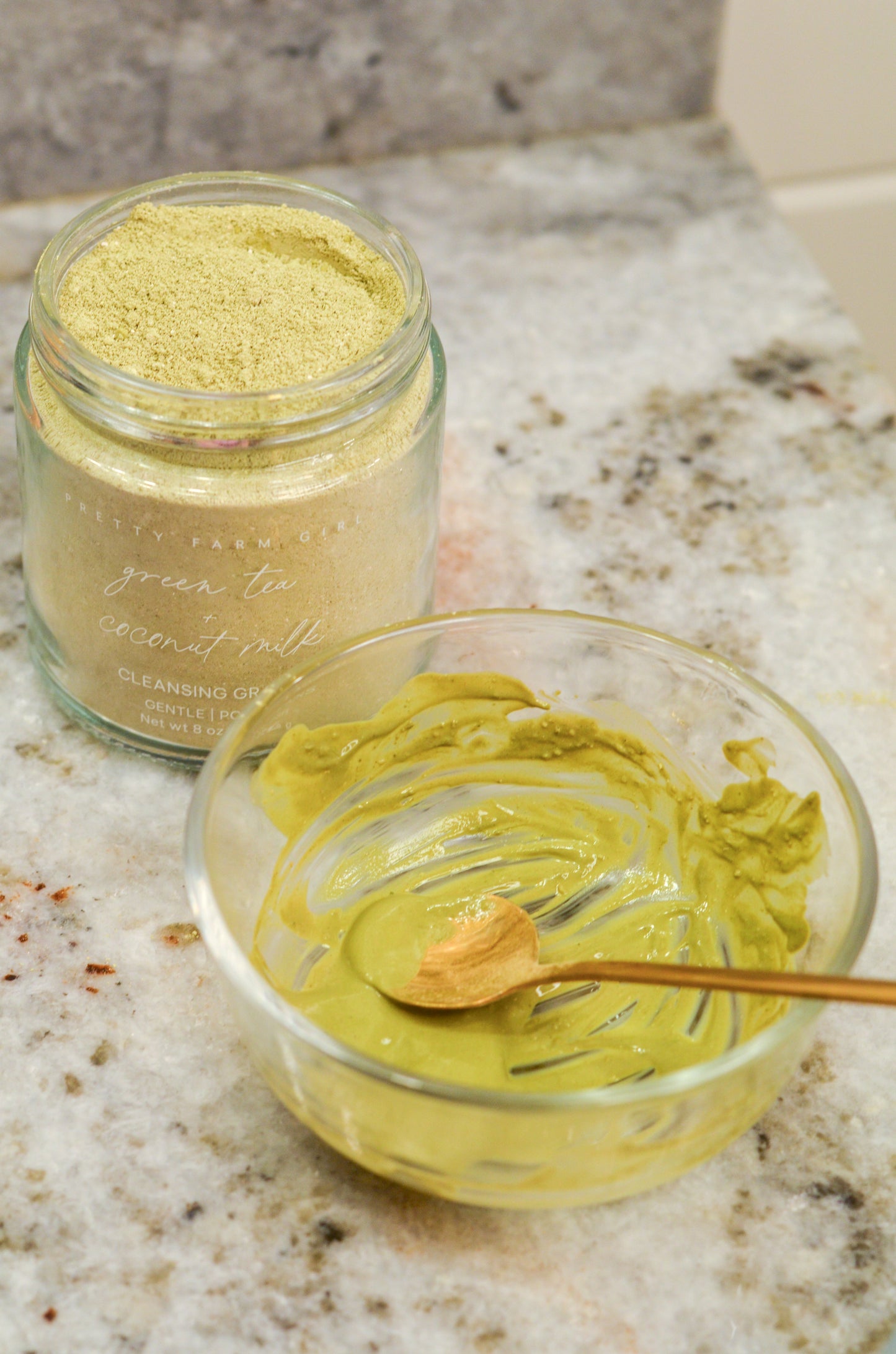 Green Tea + Coconut Milk Facial Cleansing Grains - Reskined- Best Price in United States