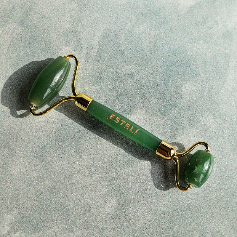 Green Aventurine Facial Roller - Reskined- Best Price in United States