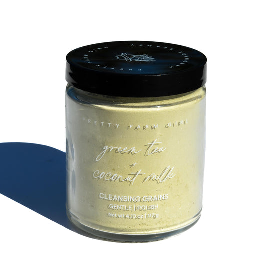 Green Tea + Coconut Milk Facial Cleansing Grains - Reskined- Best Price in United States