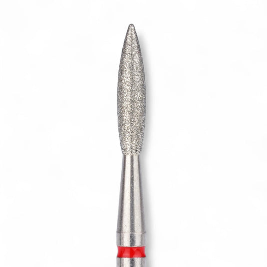 Elite Embrace Professional 2.3*10 mm Flame Nail Drill Bit Red - Reskined- Best Price in United States