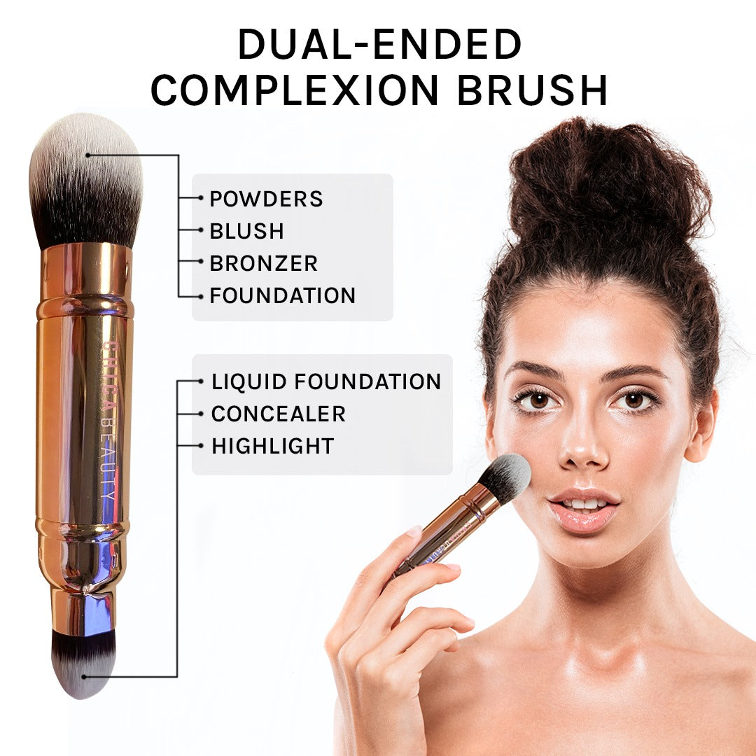Dual-Ended Retractable Complexion Brush (Featured in IPSY) - Reskined- Best Price in United States