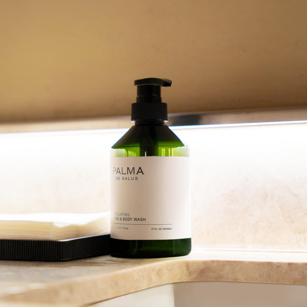 Plant-Based Summer Rose Exfoliating Hand & Body Wash - Reskined- Best Price in United States