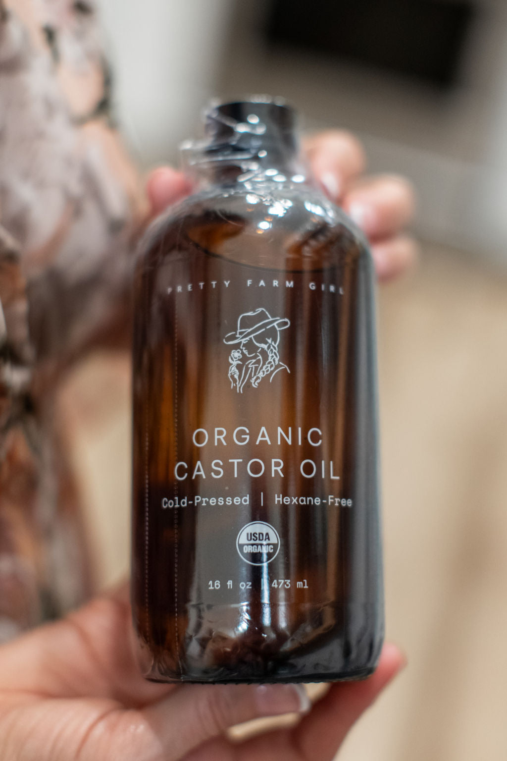 Pure Organic Cold Pressed Hexane-Free Castor Oil - Reskined- Best Price in United States