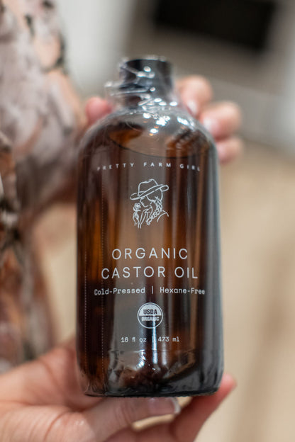 Pure Organic Cold Pressed Hexane-Free Castor Oil - Reskined- Best Price in United States