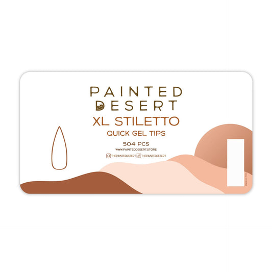 XL Stiletto Quick Gel Tips - Reskined- Best Price in United States