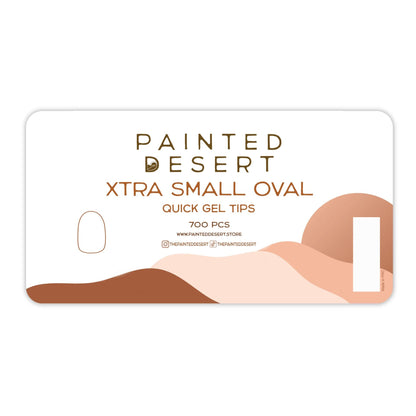 Xtra Small Oval Quick Gel Tips - Reskined- Best Price in United States